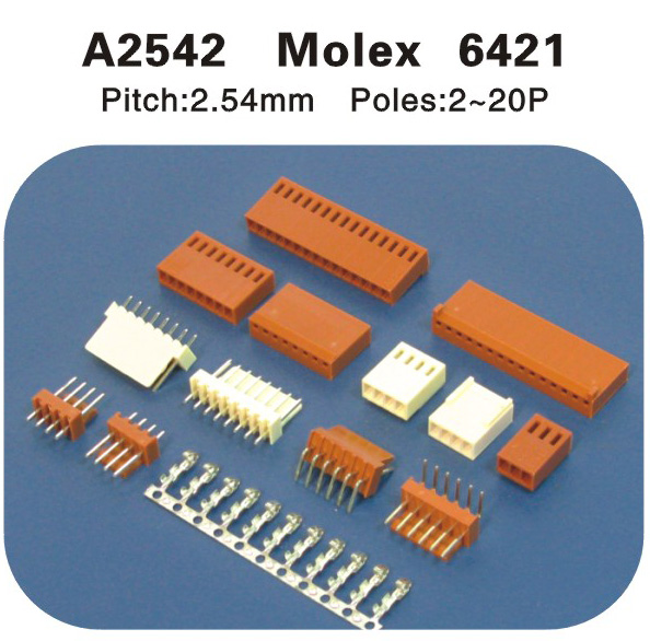 Molex/莫仕 6421 連接器 A2542 2.54MM